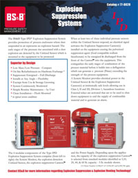 Type IPD Explosion Suppression Systems